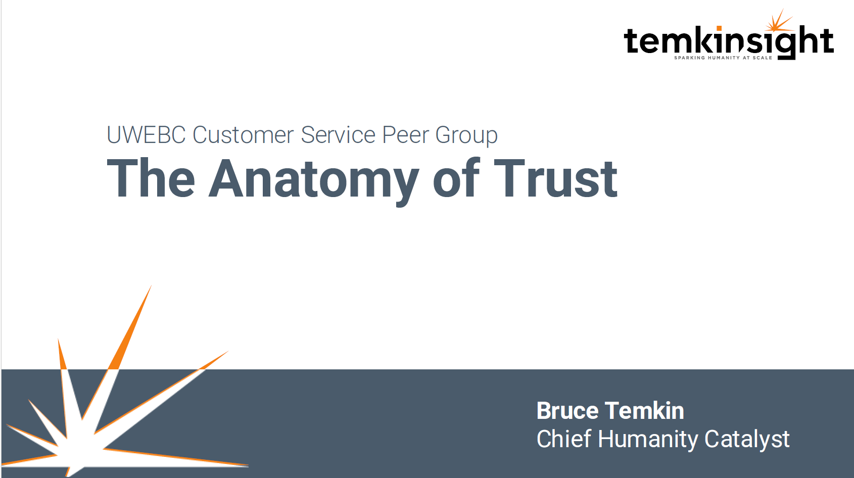 3. Bruce Temkin Presentation Slides: The Anatomy of Trust thumbnail